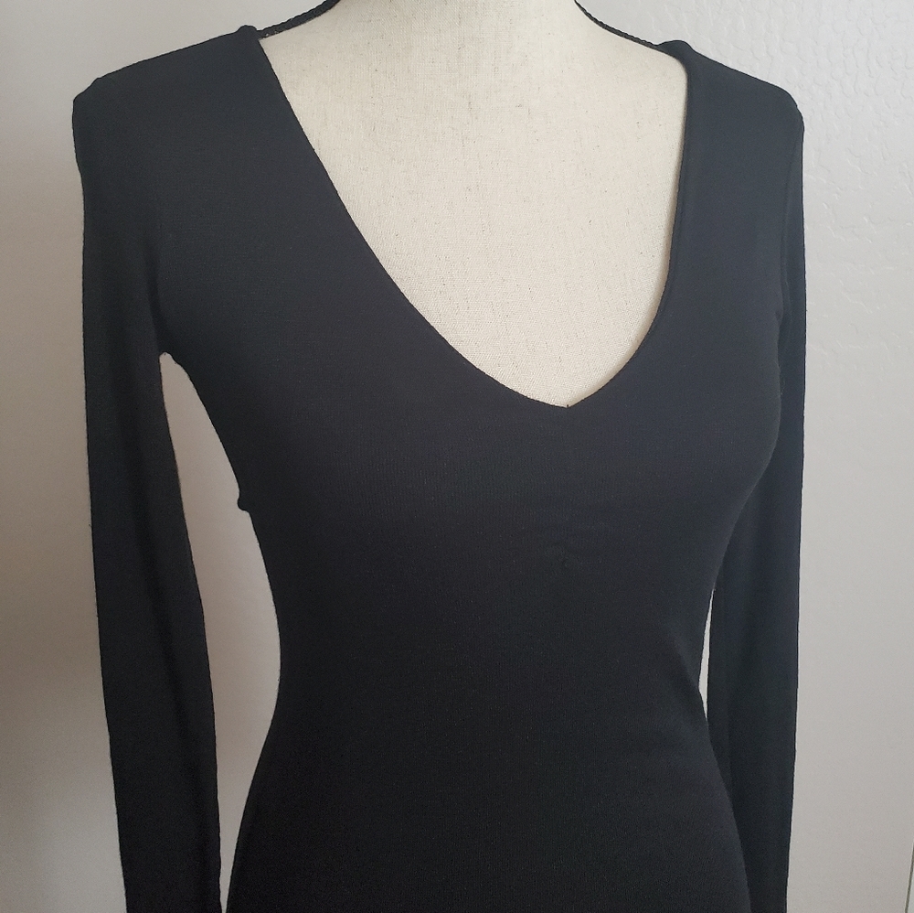 Michael Stars Long V-neck Top